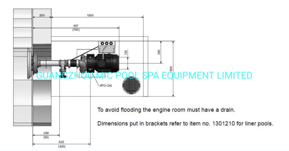 Powerful SPA Massage Water Injection Fountain Accessories Counter Current Jet Equipment Swimming Pool Equipment