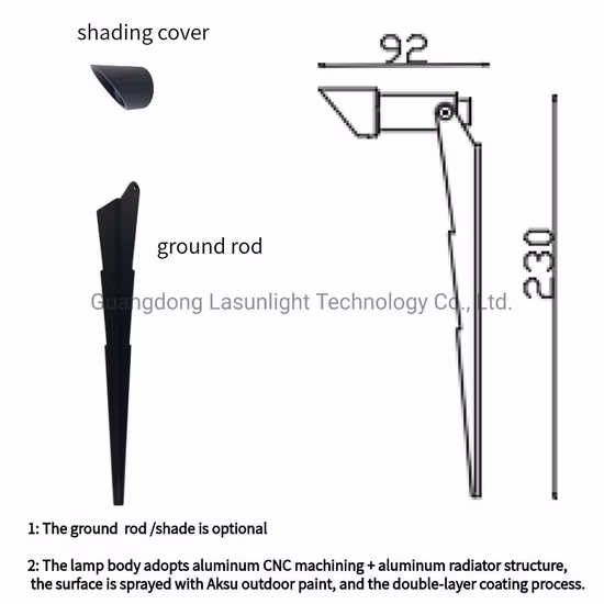 2 ワット/2.5 ワット低電圧照明 LED 屋外 IP66 ガーデンスパイク風景屋外芝生ライト