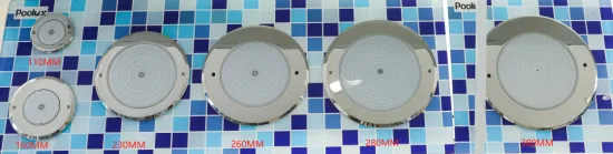 2023 Supler スリム 8mm 316ss 樹脂充填 WiFi コントロール LED 水中プールライト リモコン付き